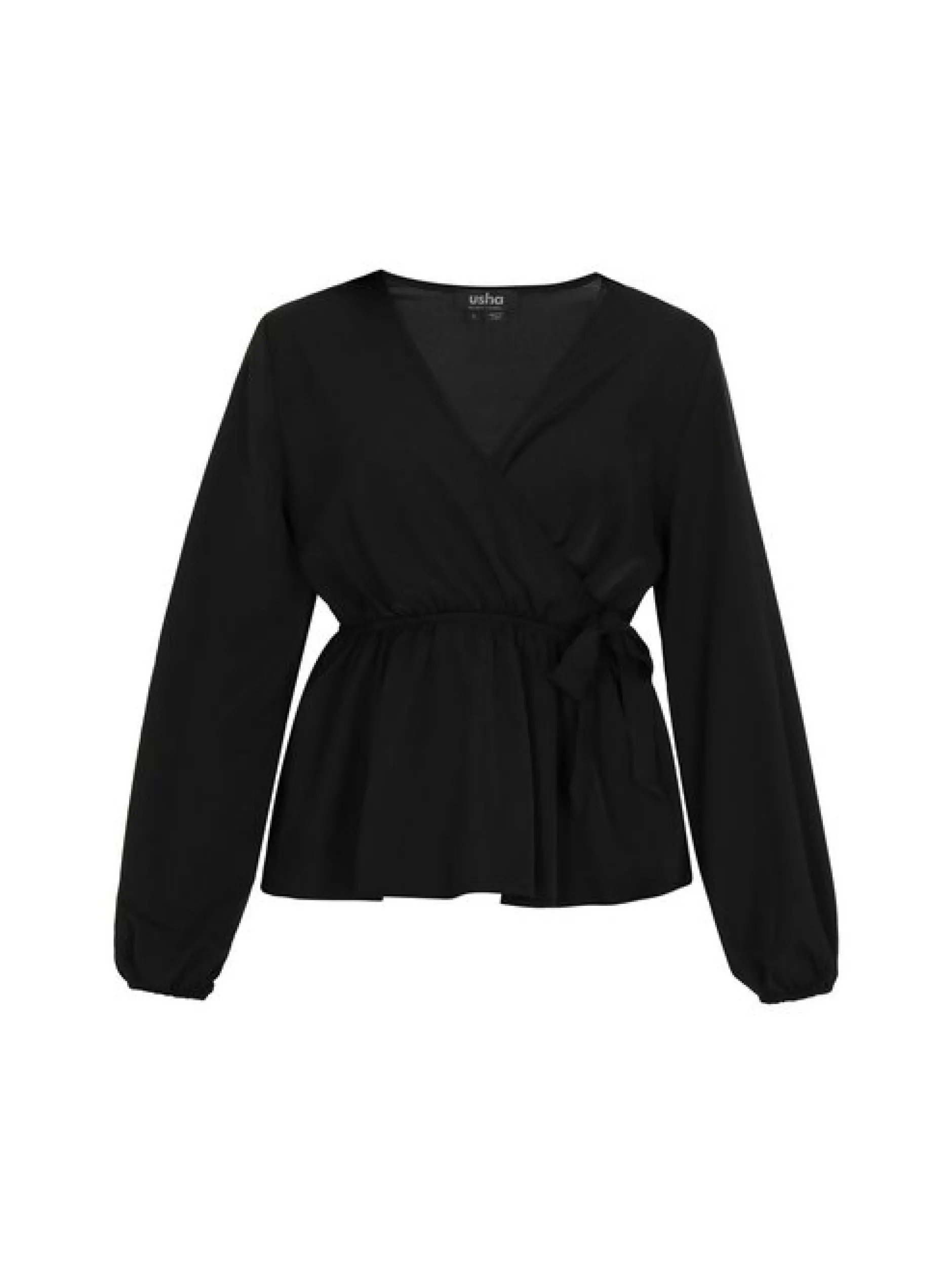 Usha Damen Bluse in schwarz