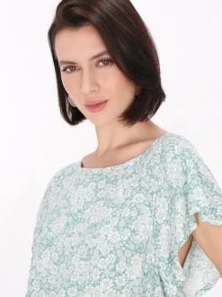 Usha Damen Bluse in türkis