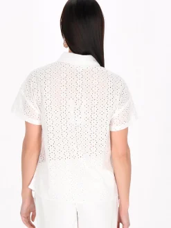 Usha Damen Bluse in weiß
