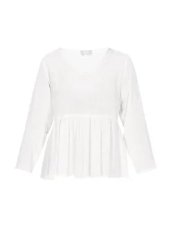 Usha Damen Bluse in weiß