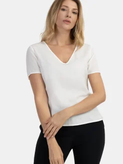 Usha Damen Blusenshirt in weiß