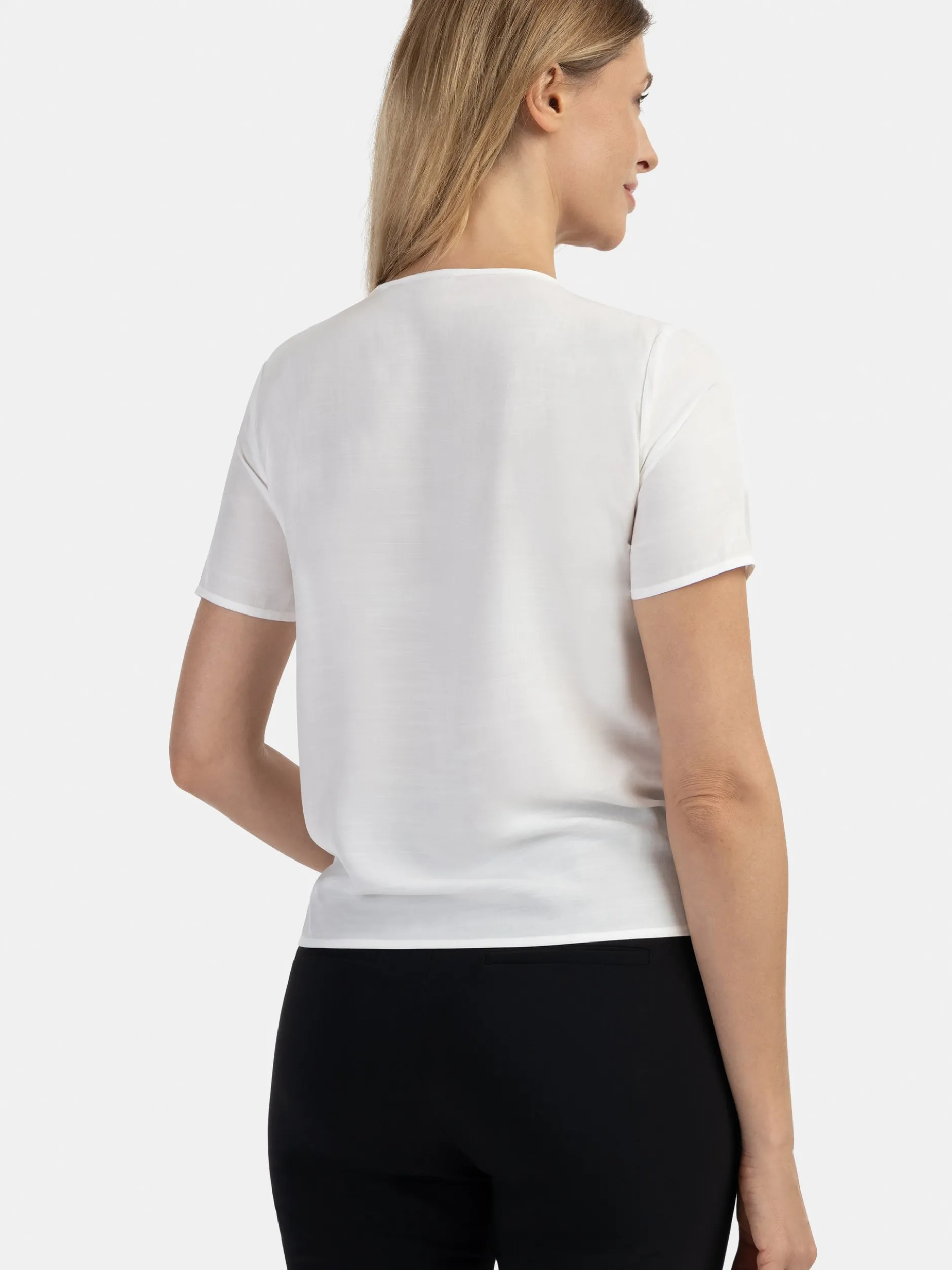Usha Damen Blusenshirt in weiß