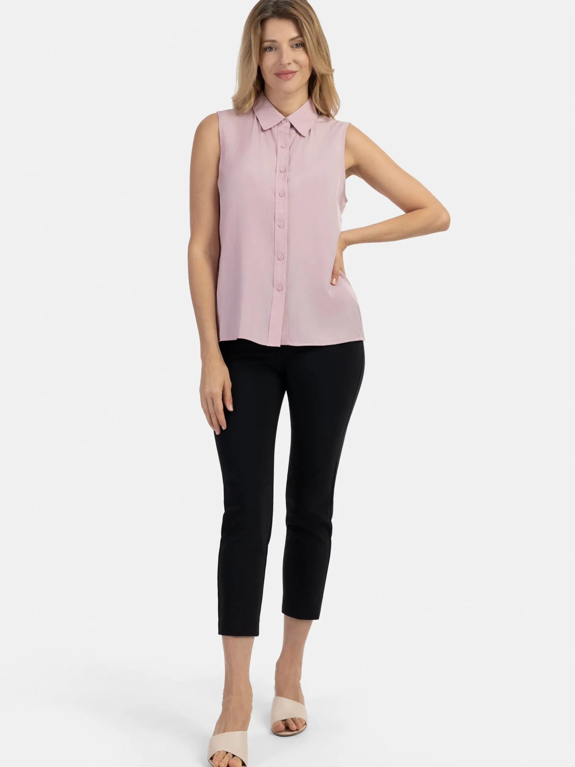 Usha Damen Blusentop in altrosa