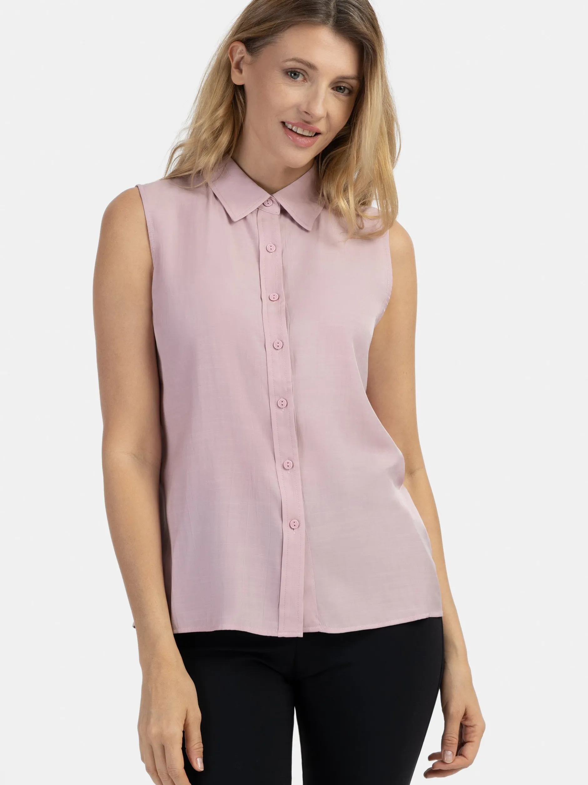 Usha Damen Blusentop in altrosa