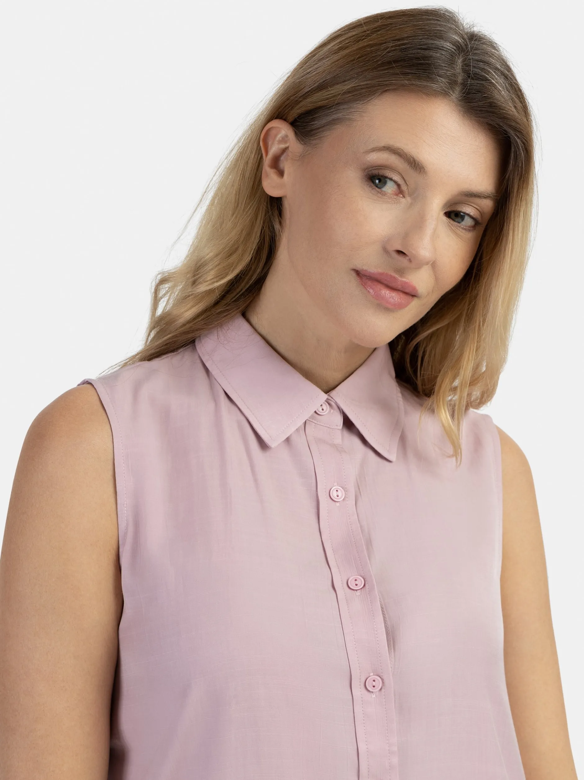 Usha Damen Blusentop in altrosa