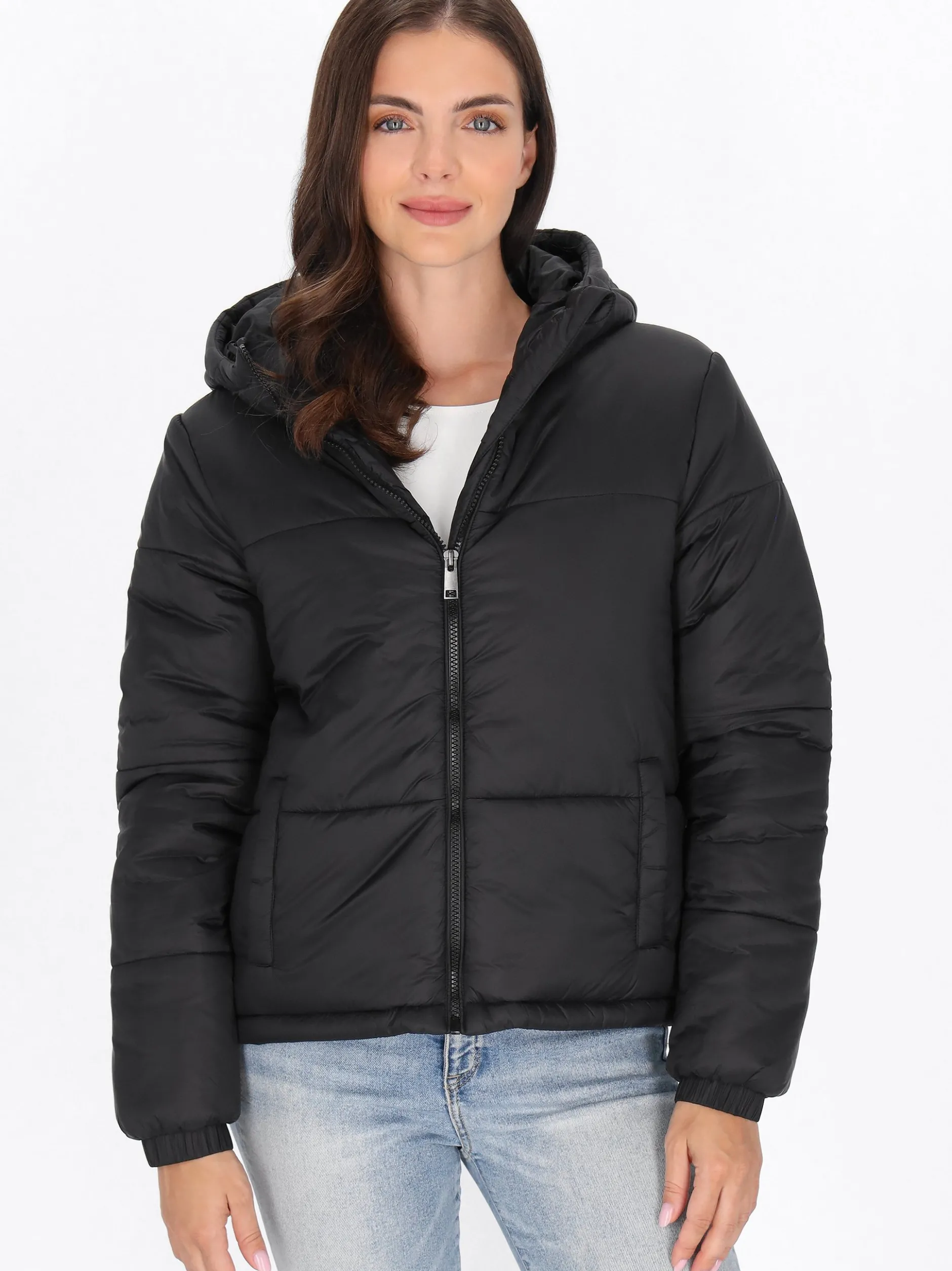 Usha Damen Jacke in schwarz