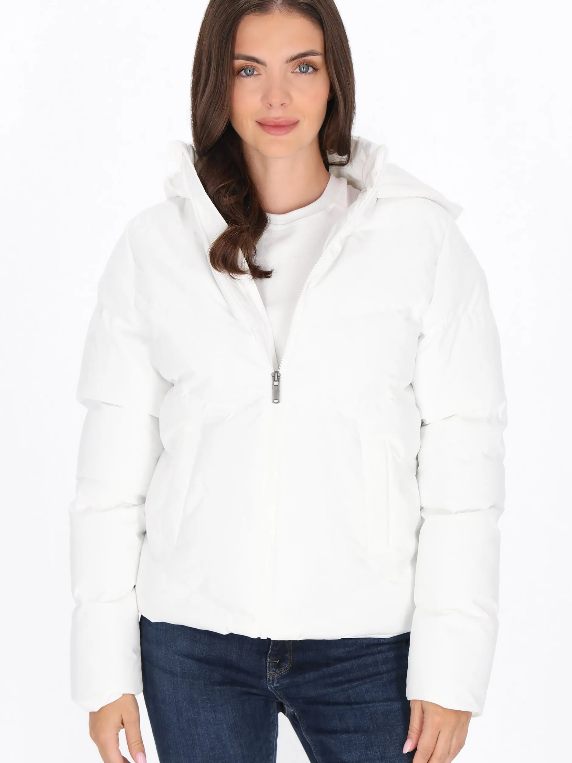 Usha Damen Jacke in weiß