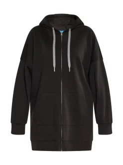 Usha Damen Kapuzenpullover in schwarz