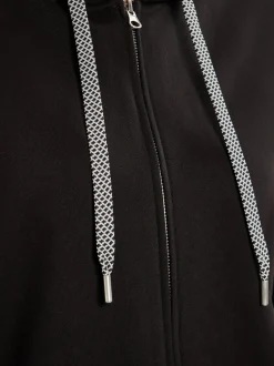 Usha Damen Kapuzenpullover in schwarz