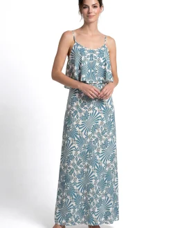 Usha Damen Kleid in mint