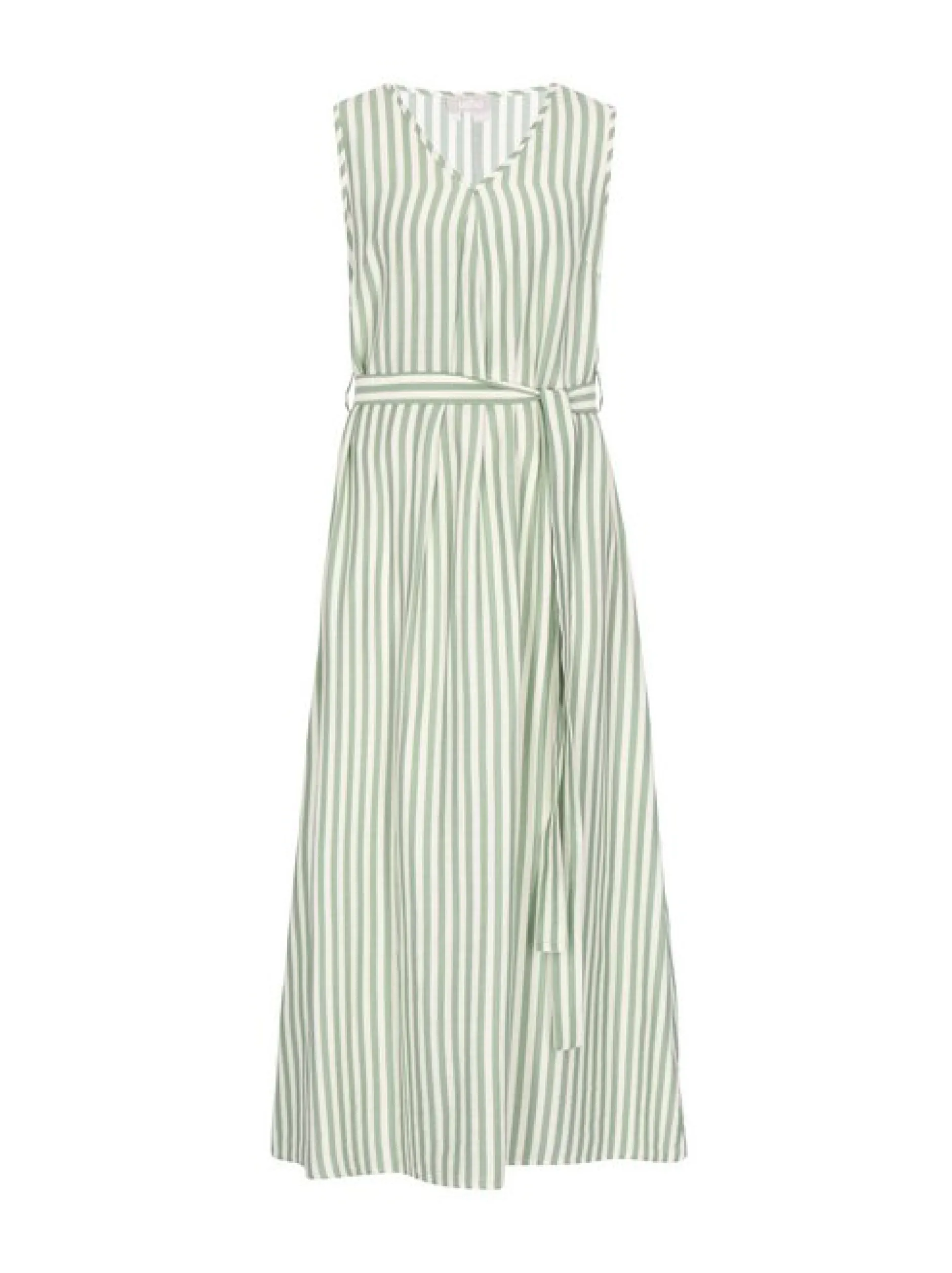 Usha Damen Kleid in mint - Länge: mittel