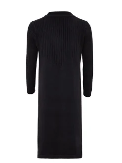 Usha Damen Kleid in schwarz - Ausschnitt: Rundhals