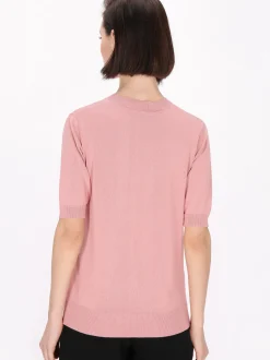 Usha Damen Pullover in altrosa - Ausschnitt: Rundhals