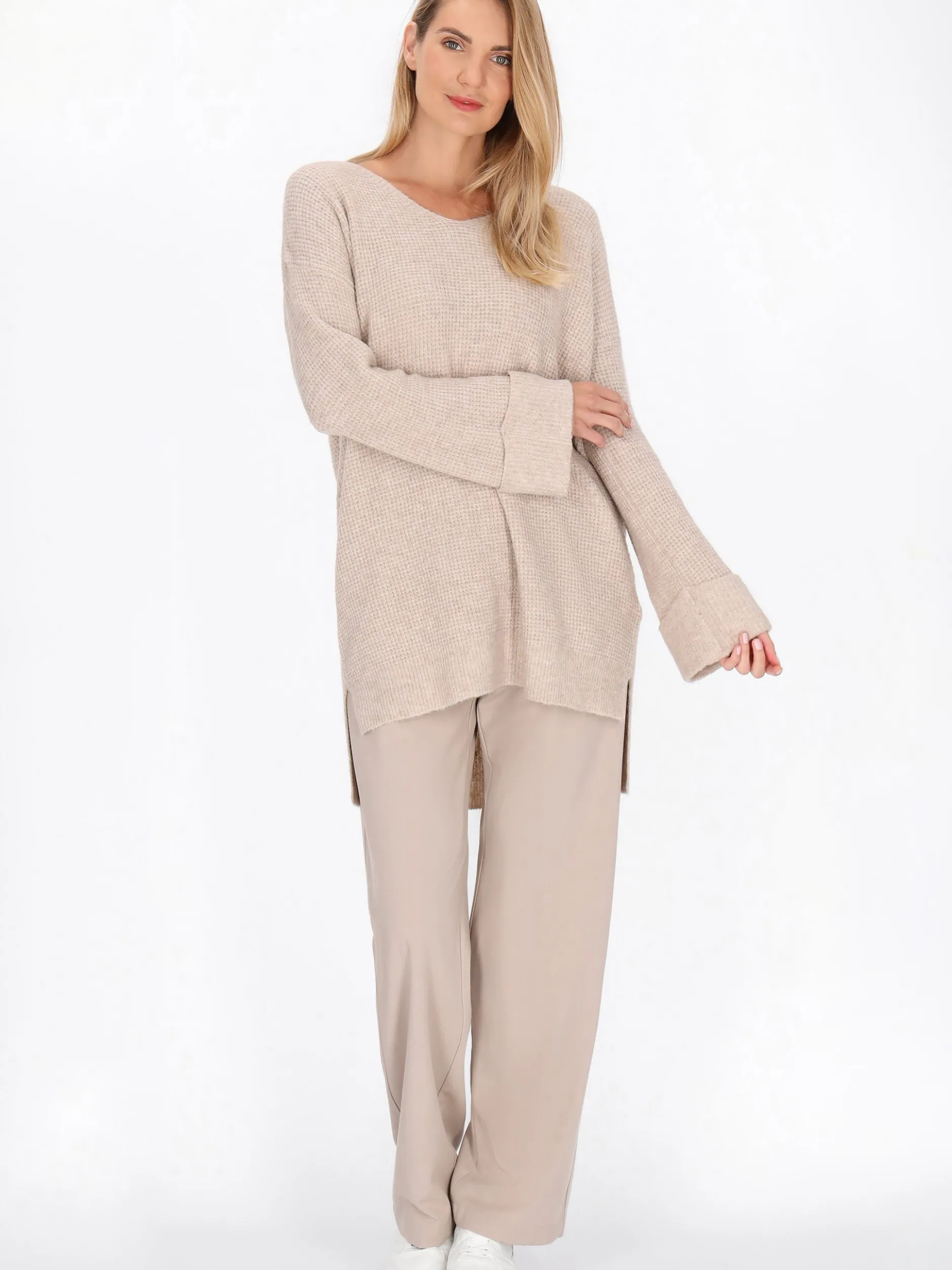 Usha Damen Pullover in beige