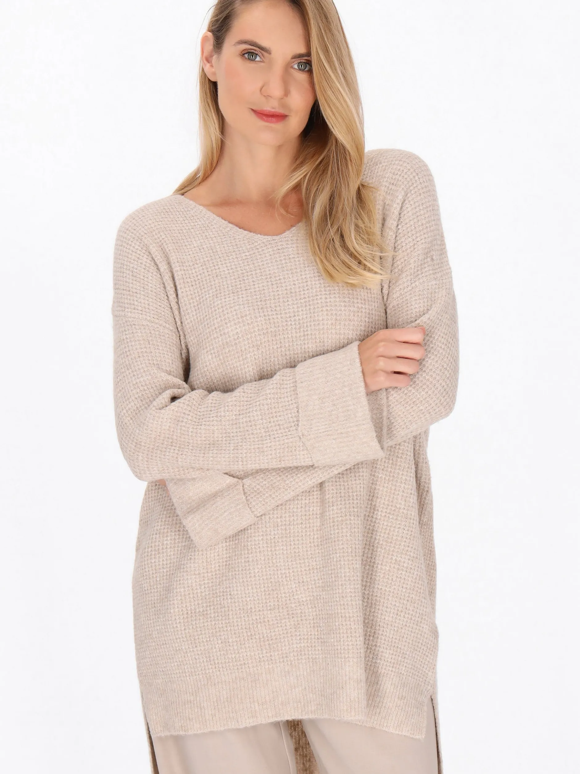 Usha Damen Pullover in beige