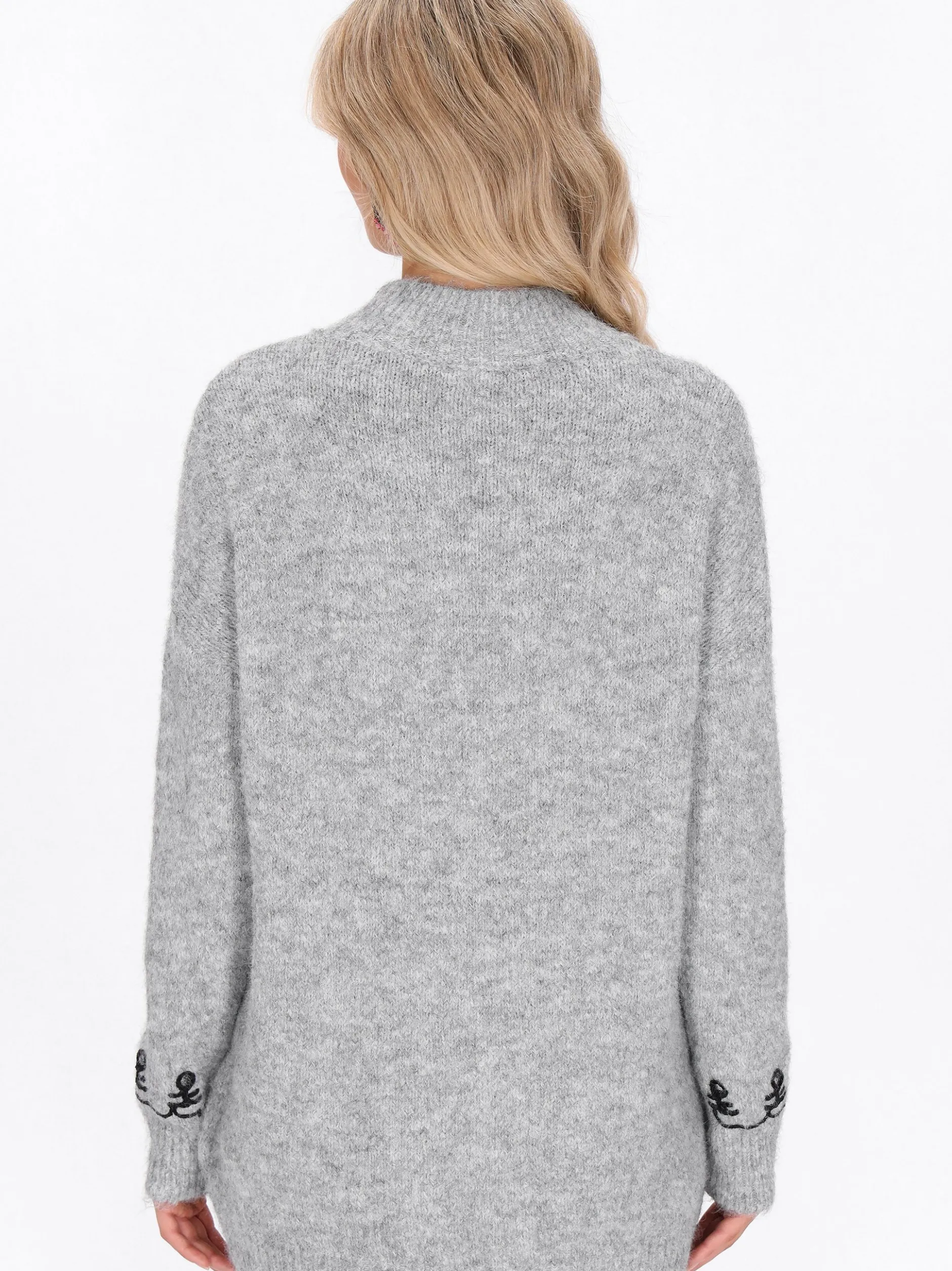 Usha Damen Pullover in grau