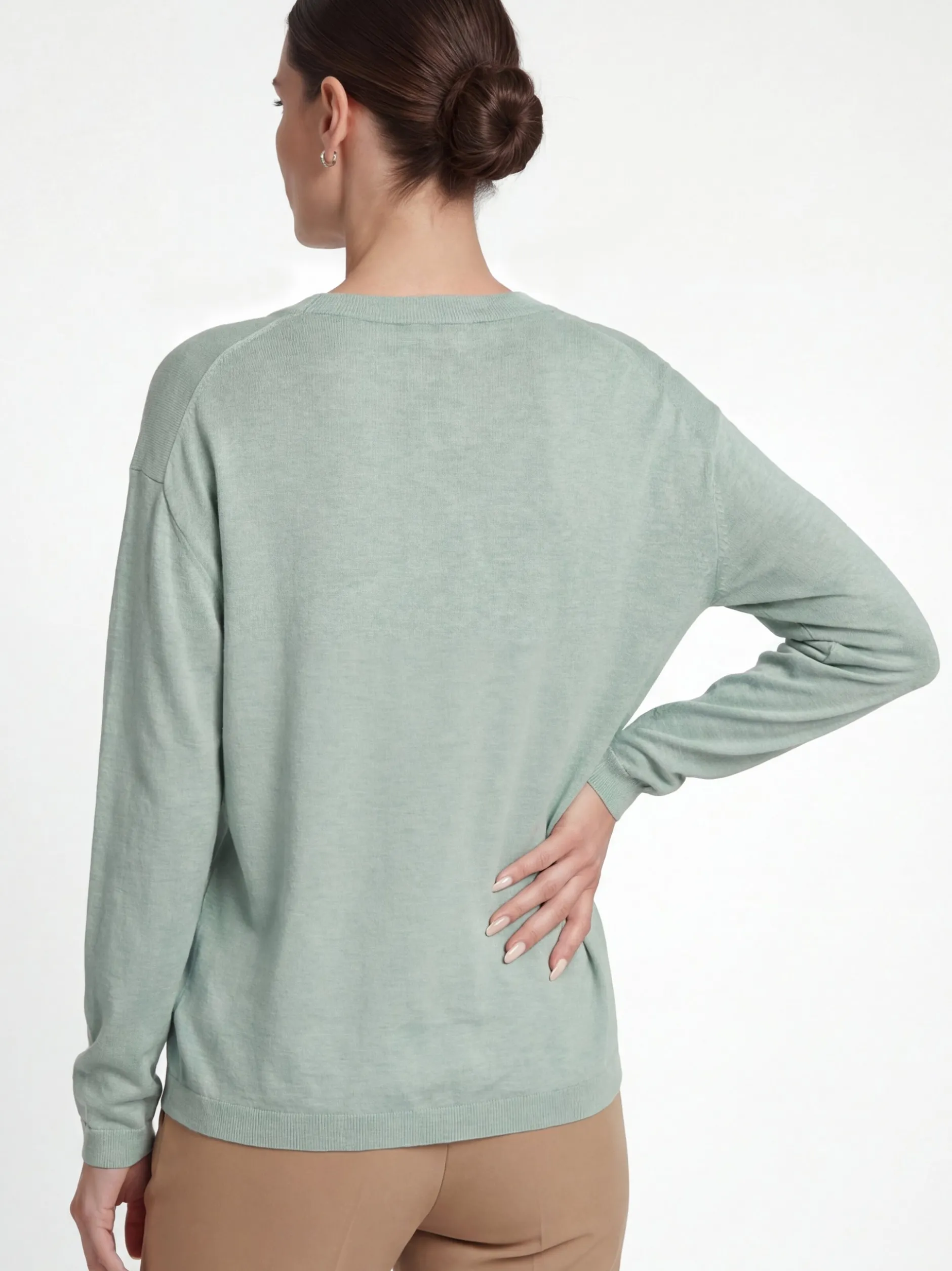 Usha Damen Pullover in grün