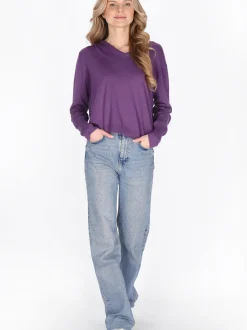 Usha Damen Pullover in lila
