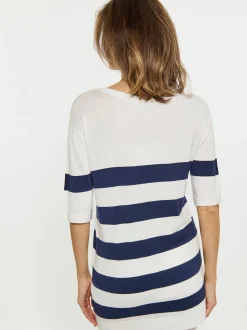 Usha Damen Pullover in marine - Ausschnitt: Rundhals