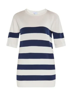 Usha Damen Pullover in marine - Ausschnitt: Rundhals