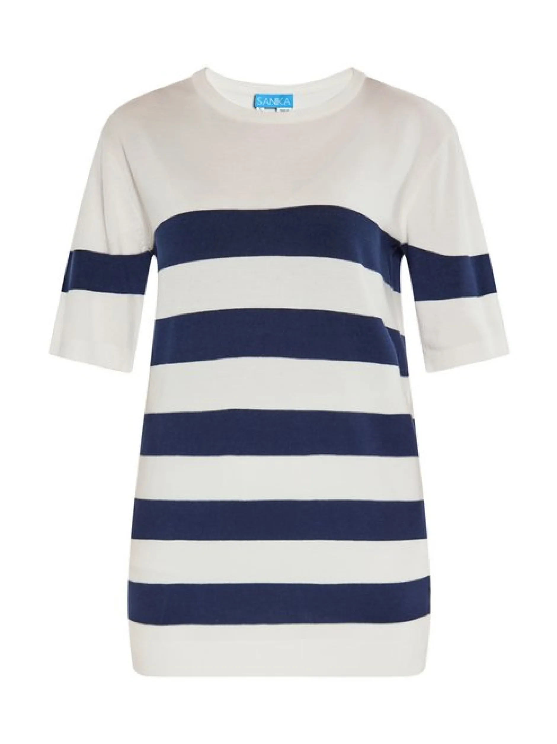 Usha Damen Pullover in marine - Ausschnitt: Rundhals