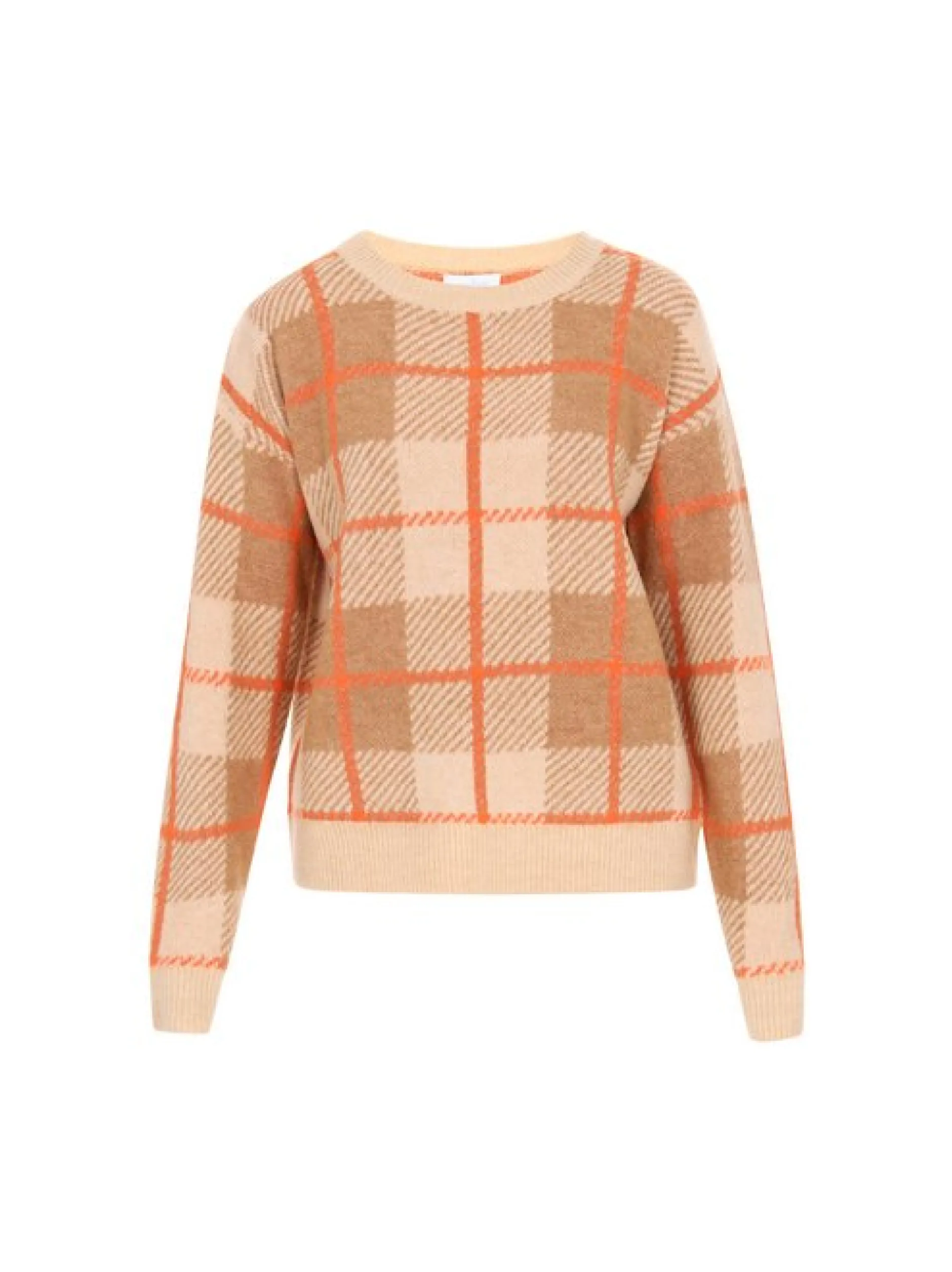 Usha Damen Pullover in mehrfarbig - Ausschnitt: Rundhals