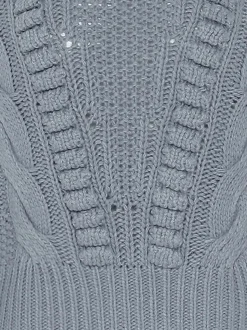 Usha Damen Pullover in petrol - Ausschnitt: Rundhals