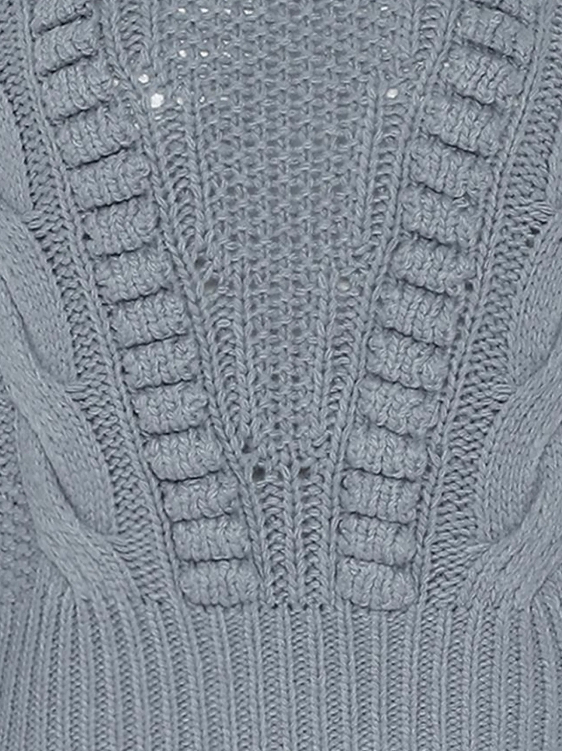 Usha Damen Pullover in petrol - Ausschnitt: Rundhals