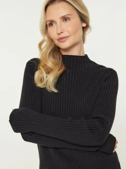 Usha Damen Pullover in schwarz