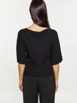 Usha Damen Pullover in schwarz