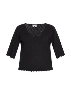 Usha Damen Pullover in schwarz