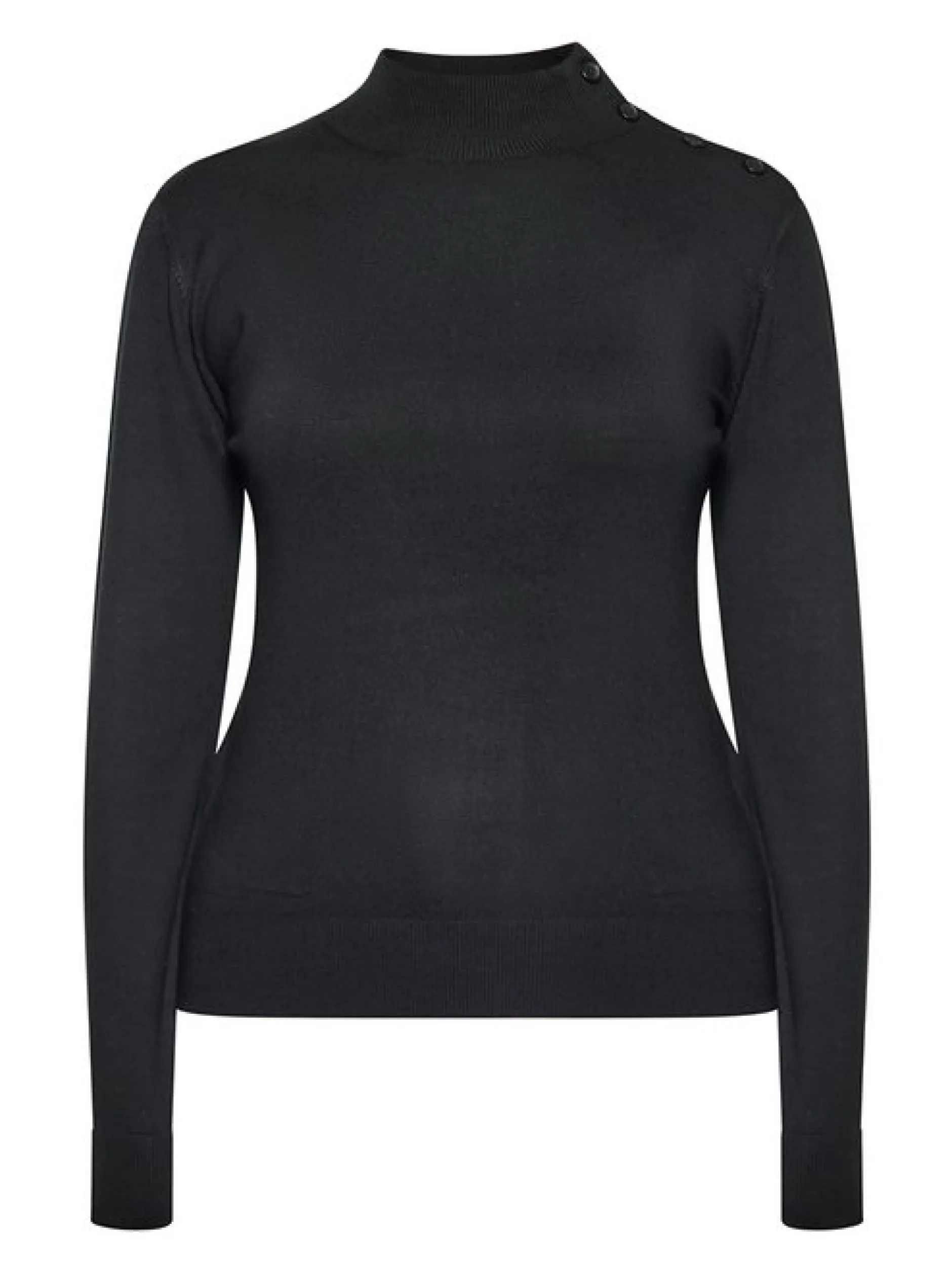 Usha Damen Pullover in schwarz - Ausschnitt: ohne Kragen
