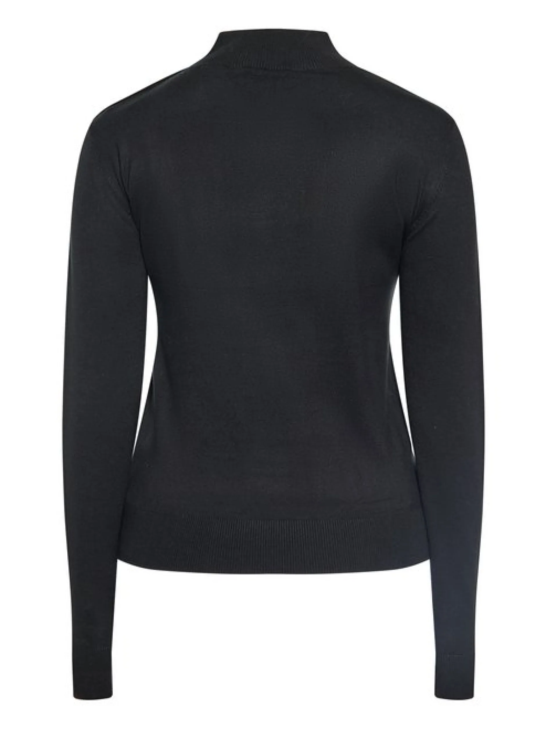 Usha Damen Pullover in schwarz - Ausschnitt: ohne Kragen