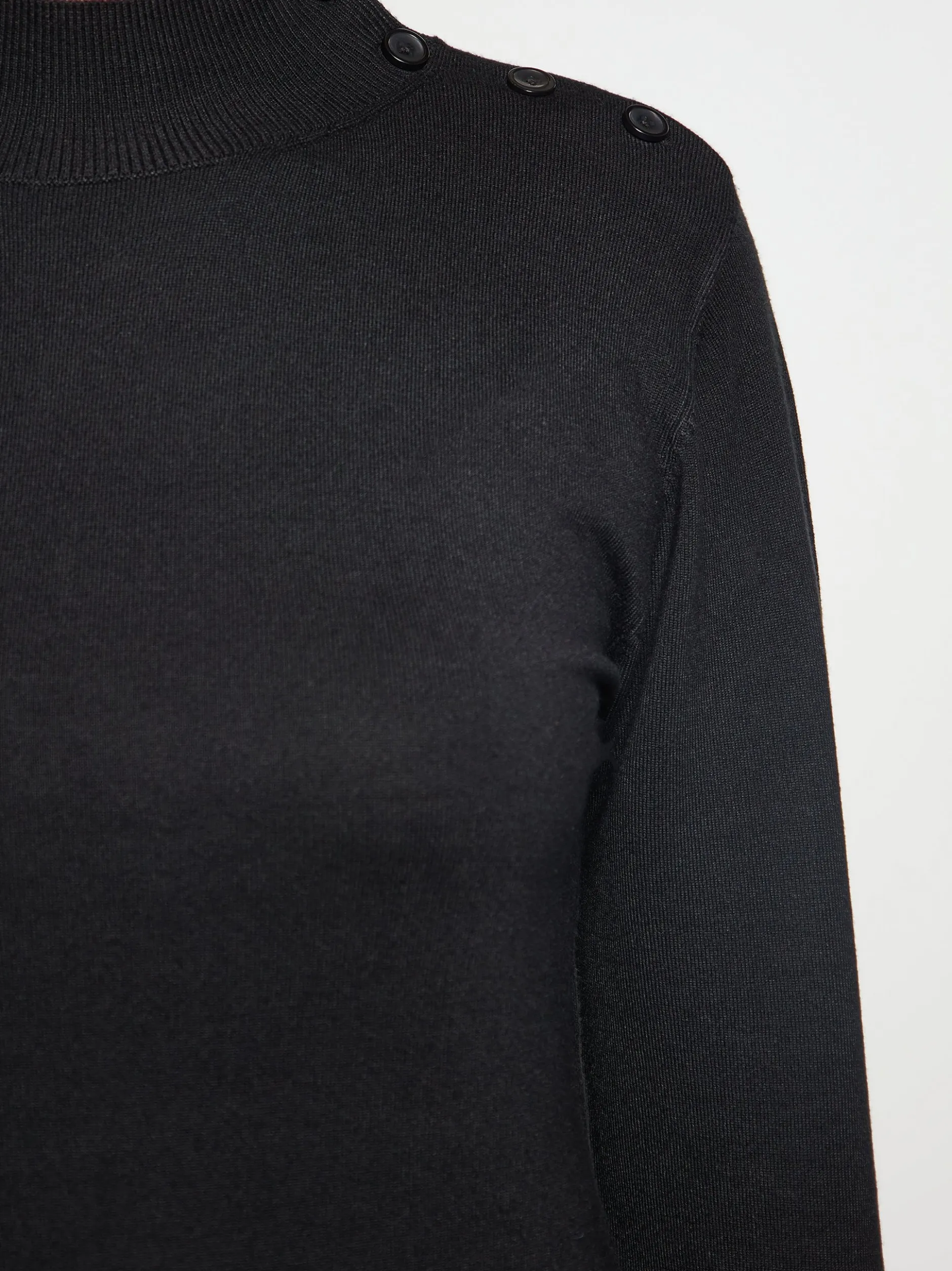 Usha Damen Pullover in schwarz - Ausschnitt: ohne Kragen