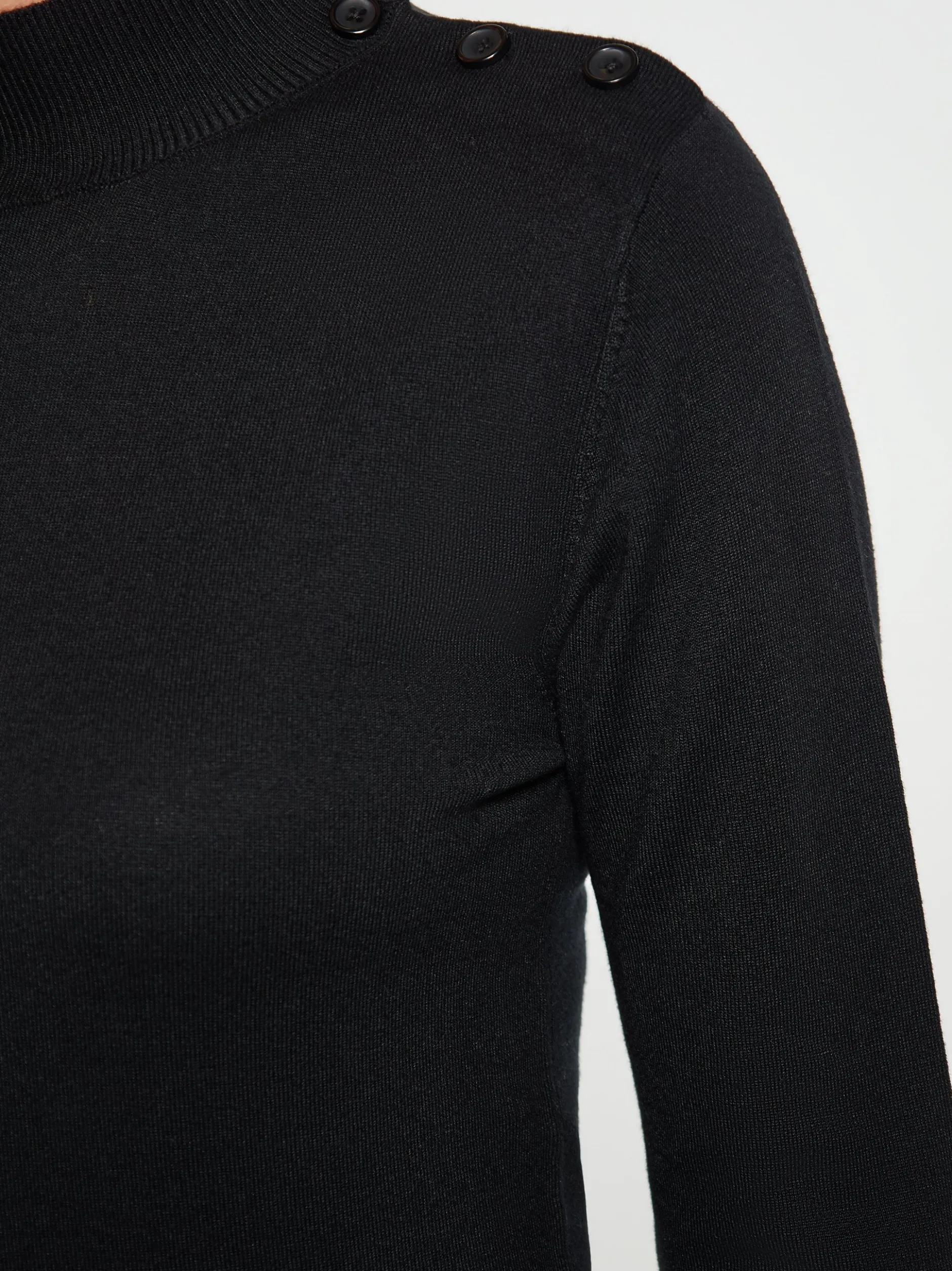 Usha Damen Pullover in schwarz - Ausschnitt: ohne Kragen