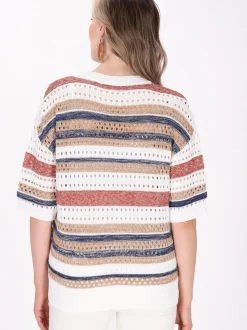 Usha Damen Pullover in weiß