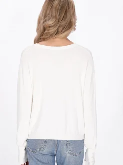 Usha Damen Pullover in weiß