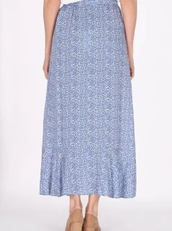 Usha Damen Rock in blau