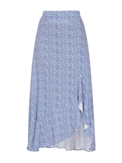 Usha Damen Rock in blau