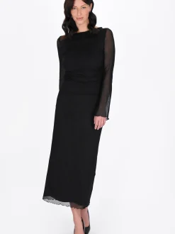 Usha Damen Rock in schwarz