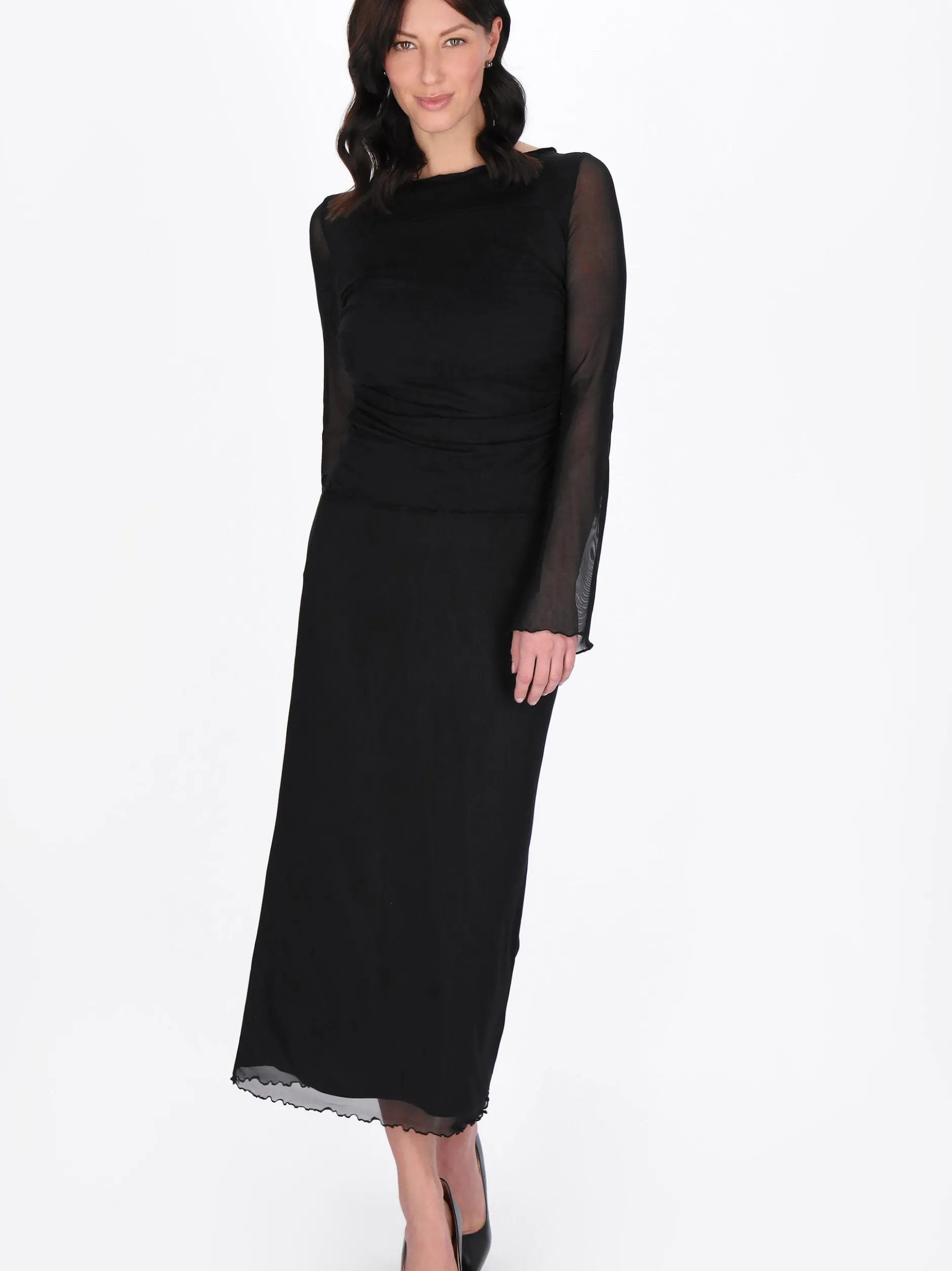 Usha Damen Rock in schwarz