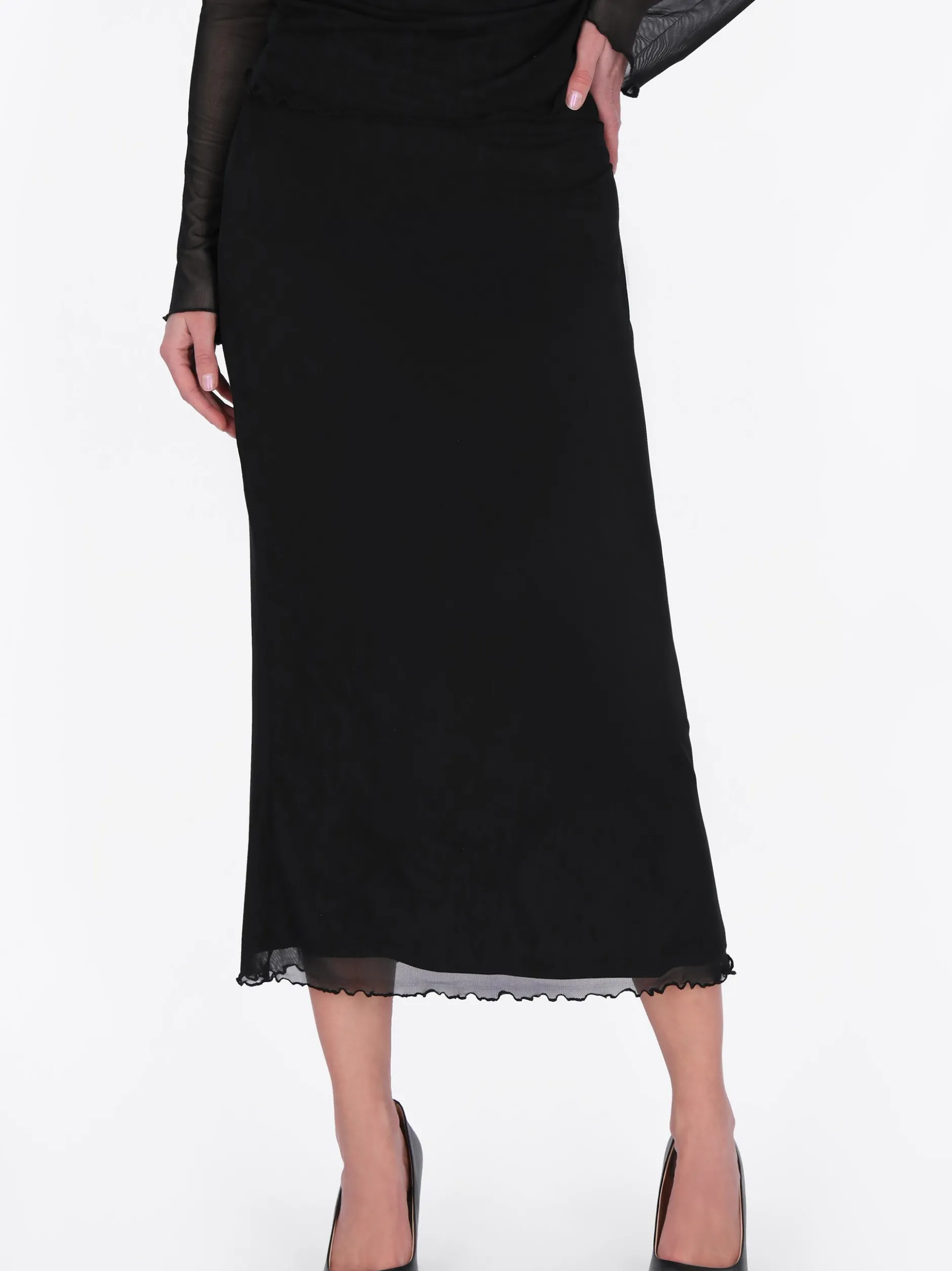 Usha Damen Rock in schwarz