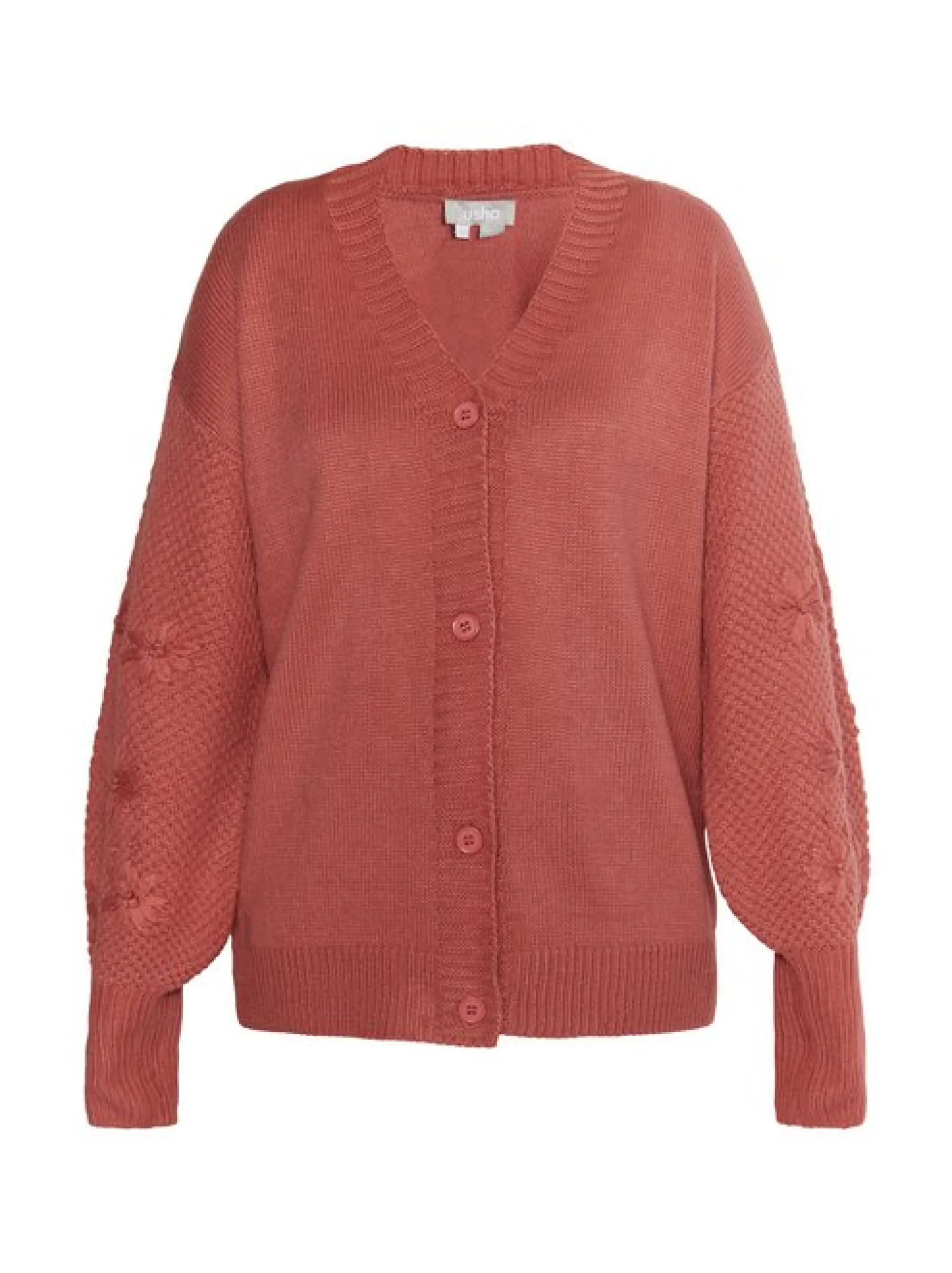 Usha Damen Strickcardigan in altrosa