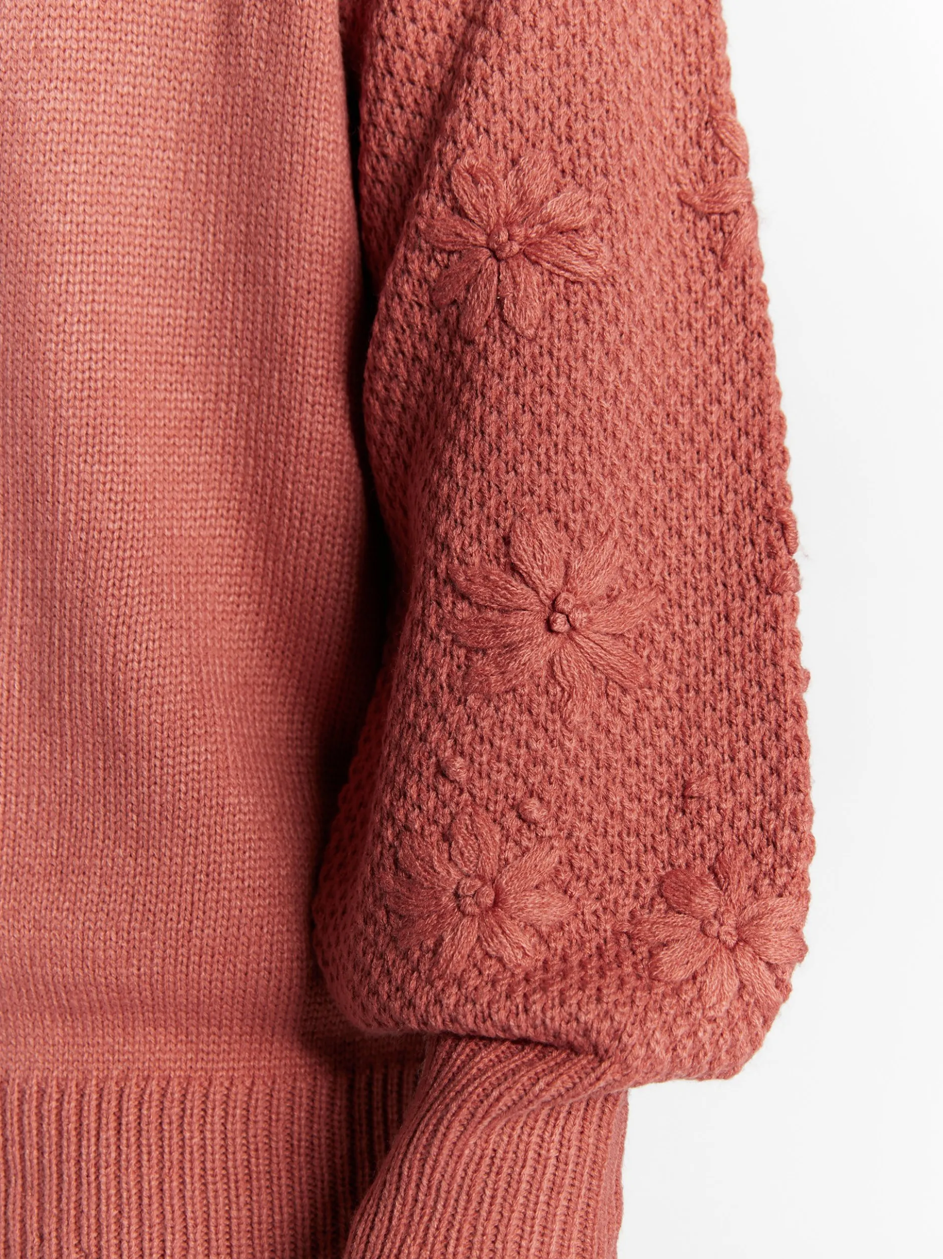 Usha Damen Strickcardigan in altrosa