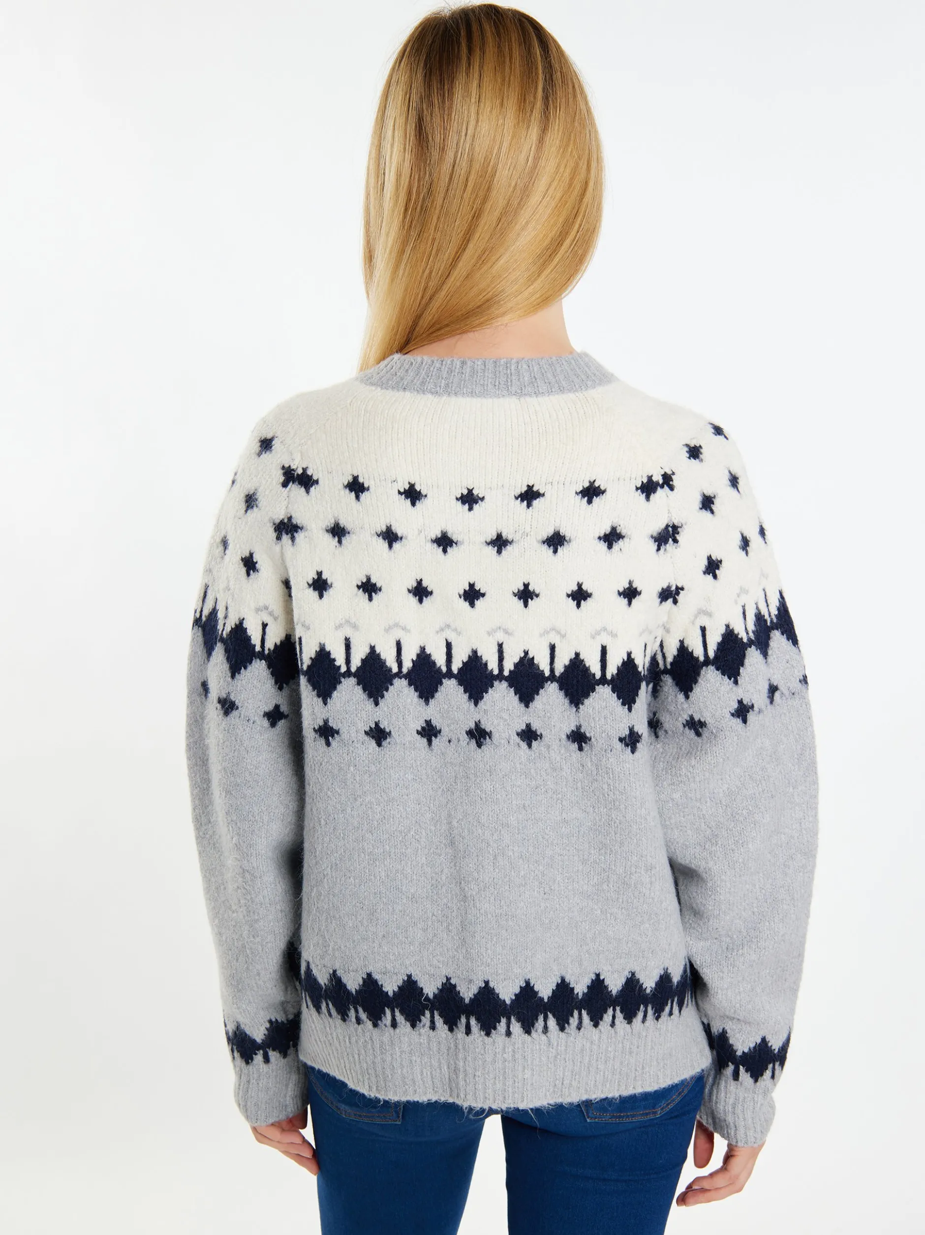 Usha Damen Strickcardigan in mehrfarbig