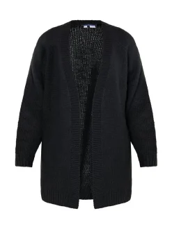 Usha Damen Strickcardigan in schwarz