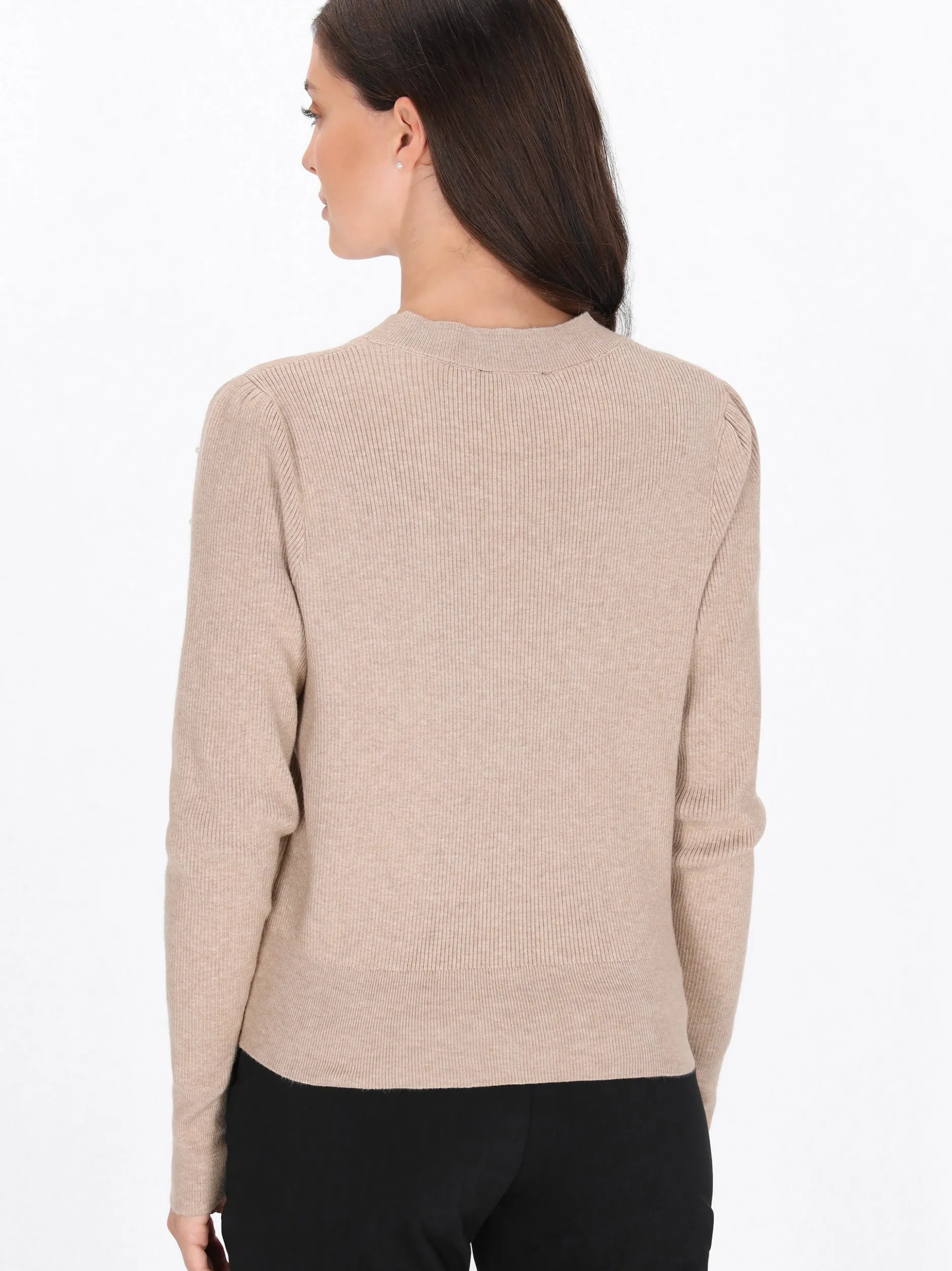 Usha Damen Strickjacke in beige