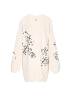 Usha Damen Strickjacke in beige