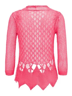 Usha Damen Strickjacke in pink