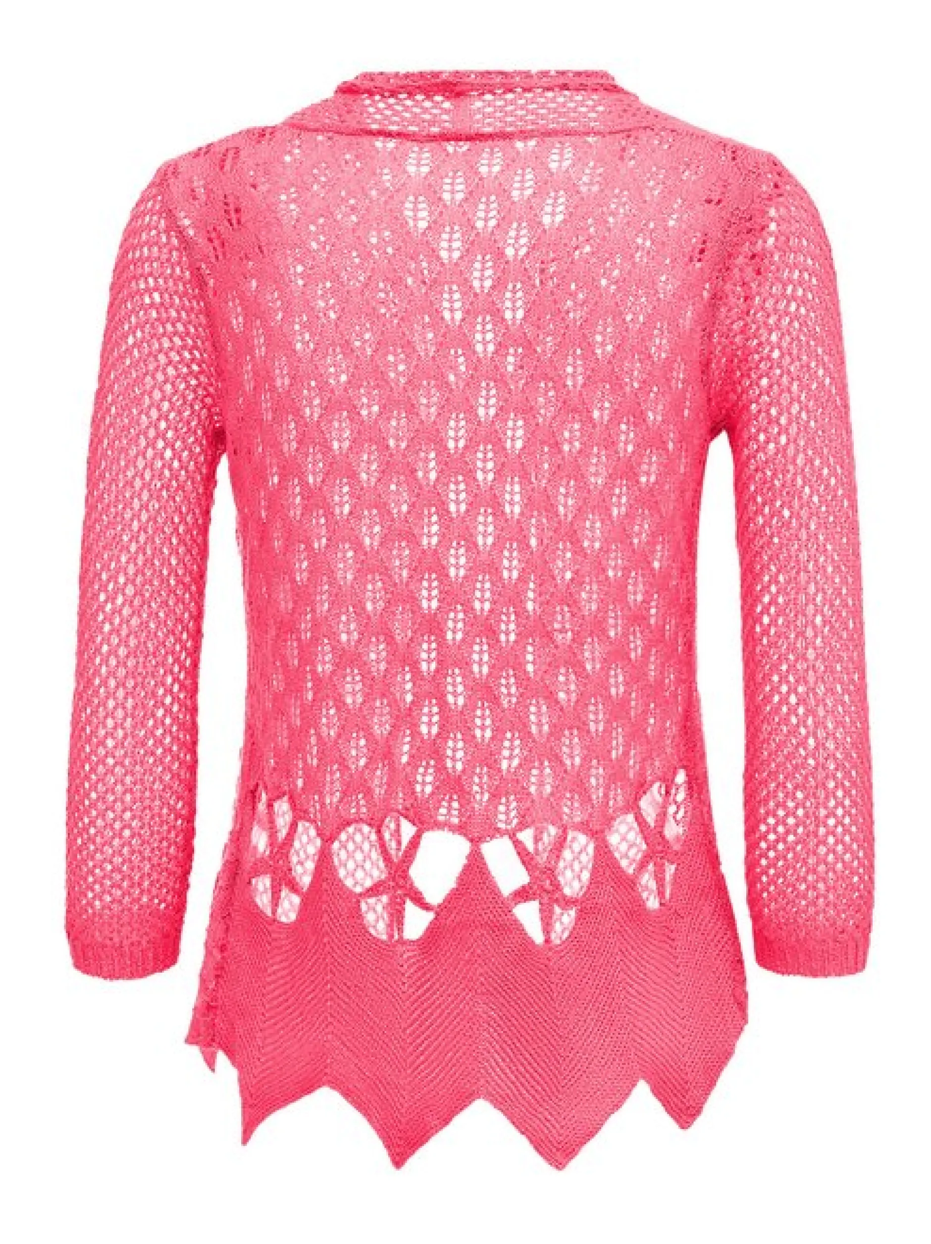 Usha Damen Strickjacke in pink